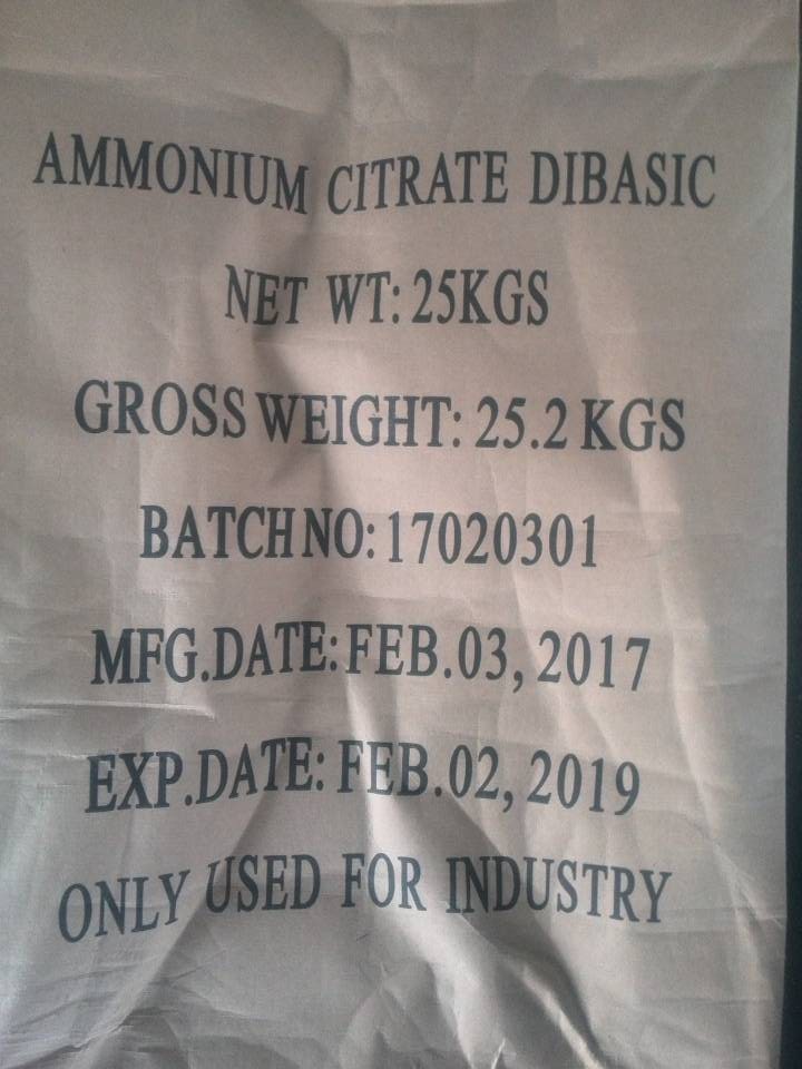 Ammonium citrate diabasic | Diammonium citrate | 3012-65-5 |  C6H8O7.2NH3